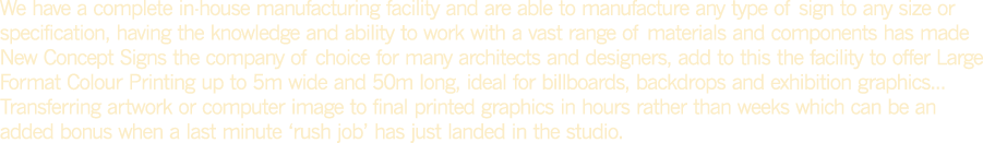 Manufacture Text